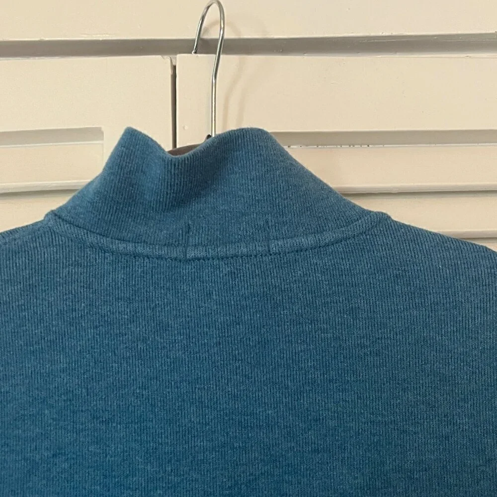 Polo Ralph Lauren blue quarter-zip pullover men cotton large